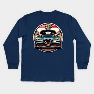 Alfa Romeo Stelvio Kids Long Sleeve T-Shirt